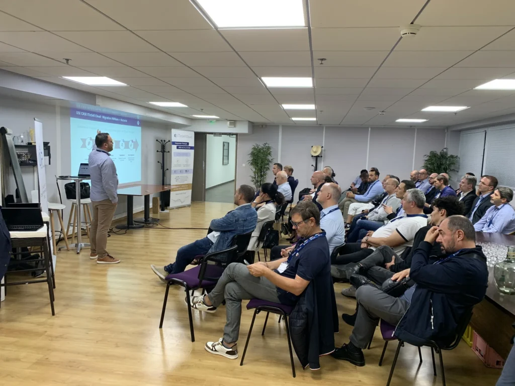 Conférence organisée par ITinSell devant un public de professionnels
